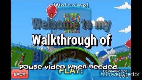 Bloons 2 Walkthrough - Part 1 - Popping Fields