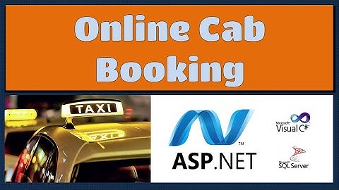 Online Cab Booking ASP.net C# Project | Mini or Major College Final year project asp120 #highblixasp