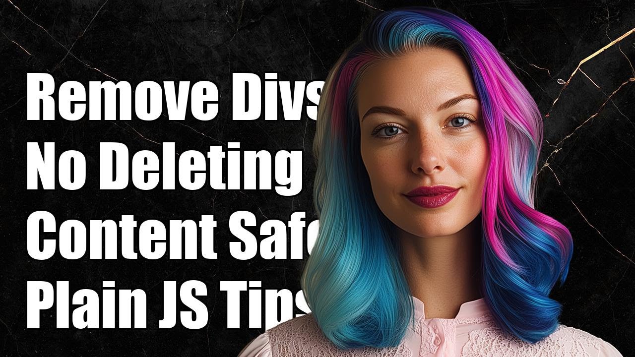 How to Remove Divs Without Deleting Content Using Plain JavaScript ...