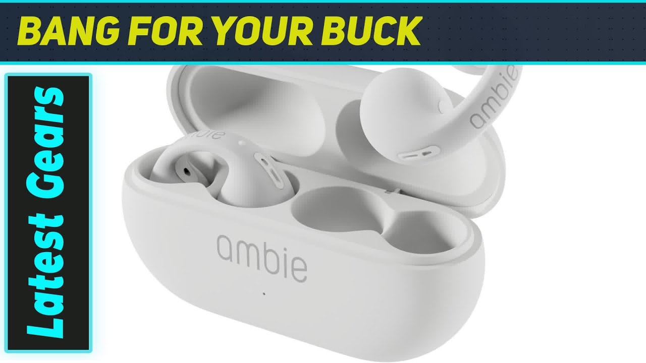 Ambie Sound Earcuffs AM-TW02: Best Open Ear Headphones? - YouTube