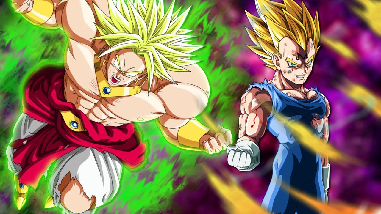 majin vegeta vs broly