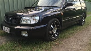 (SOLD) Subaru Forester GT 2001 review Black lowered for sale