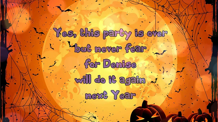 Denise Larkin's Annual Halloween Party