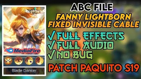 (ABC FILE) Fanny Lightborn Fixed Invisible Cable | MLBB | Rymor Official