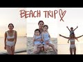BEACH VLOG -- Amelia's first time in the water! Baby Cuteness Overload.