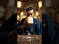 Ronin drinks sake, cup shatters 江戸時代に飲まれたカクテル、塩の日本酒