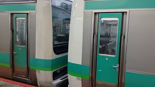 JR東日本E231系0番台東マト139編成+東マト105編成始発電車1863H常磐線快速取手行き上野駅(JJ01)18時34分発車