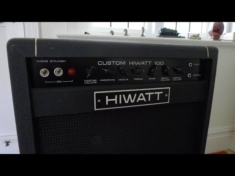 Hiwatt Custom 100 - DR103 Combo From 1973 Analysis and Test