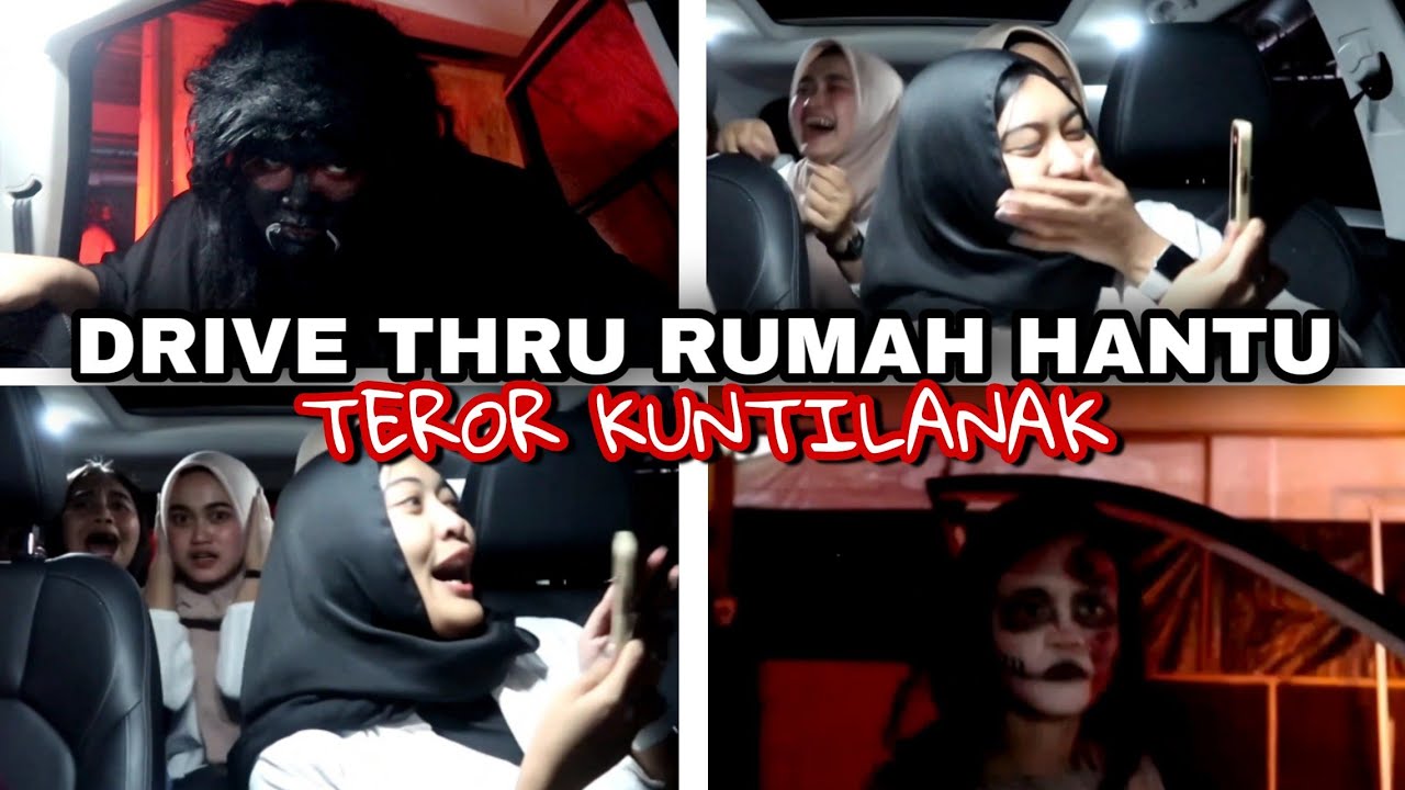 NEKAT DRIVE THRU RUMAH HANTU TERSERAM 😭 Teror Kunti Merah !?