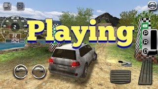 Mobile Gaming: Playing 4x4 Off-Road Rally 7 game. screenshot 5