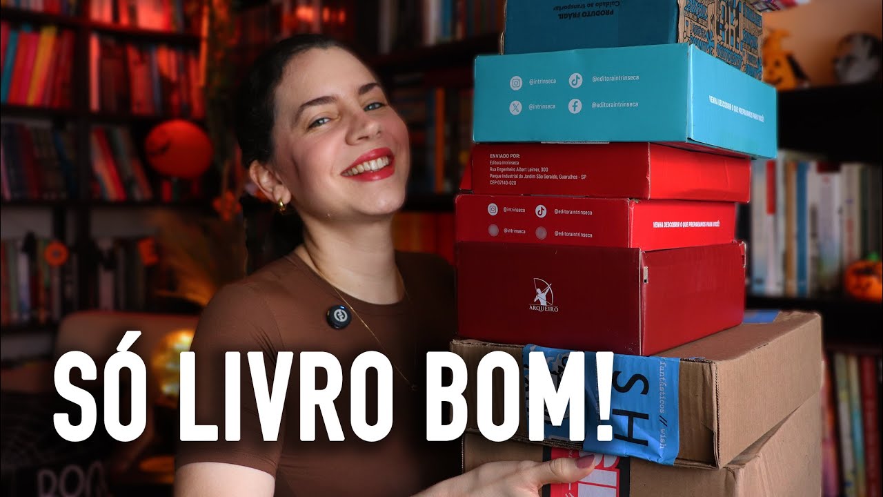 UNBOXING COM OS LIVROS NOVOS DE SETEMBRO [2025]