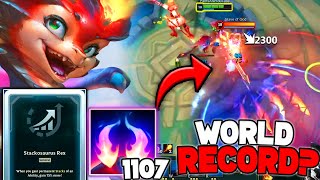 WORLD RECORD SMOLDER 1107 STACKS!! (ELDER DRAKE DAMAGE IS INSANE)