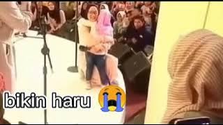 momen haru anak kecil menangis ingin bertemu Nissa sabyan