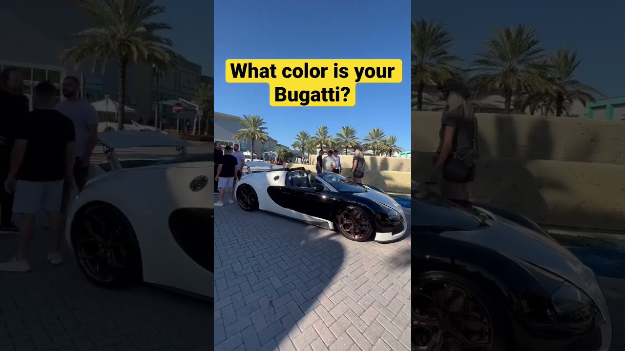 We need to know! #supercars #supercar #bugatti #luxurycars #car #cars #fyp #miami #carlovers #shorts