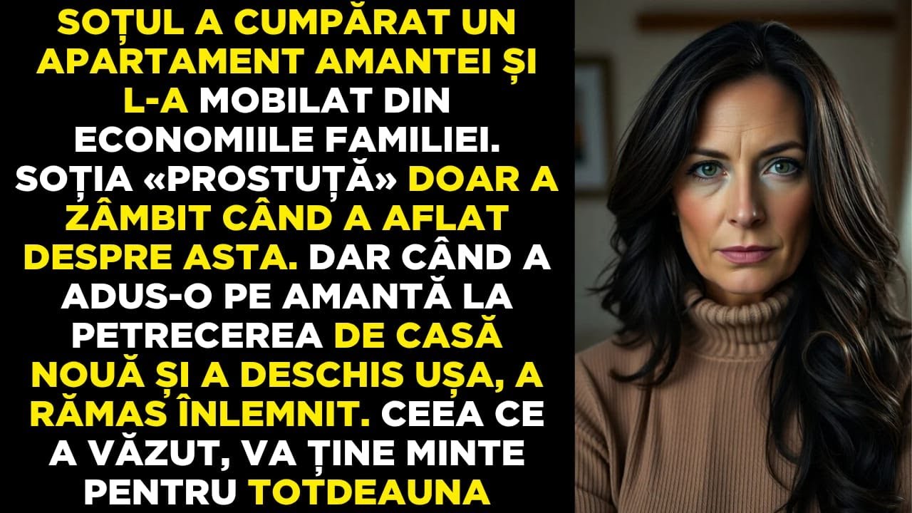 Soțul a cumpărat un apartament amantei din banii familiei, dar mutarea i-a șocat pe viață...