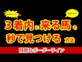 【競馬検証】３着内に来る馬を秒で見つける方法