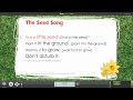 The Seed Song from Spring Assembly Songs with Words on ScreenTM