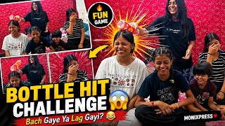  🍾 BOTTLE HIT CHALLENGE 😱😂