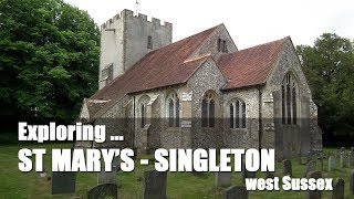 Walks in England: Exploring St Mary's Church in Singleton, West Sussex