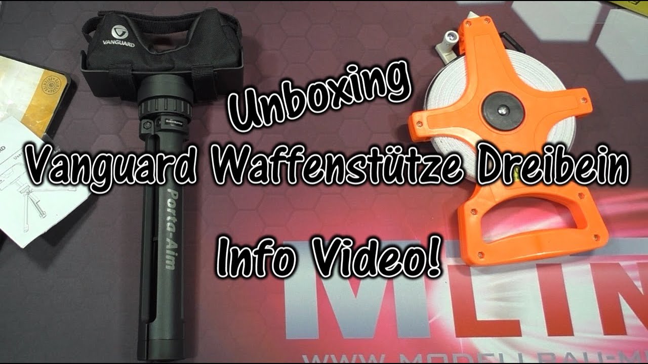 Vanguard Waffenstütze Dreibein Unboxing/Info Video! | HD+ | German/Deutsch