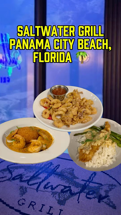 Discover Saltwater Grill in Panama City Beach—delicious seafood, stunning vibes, and pure elegance!