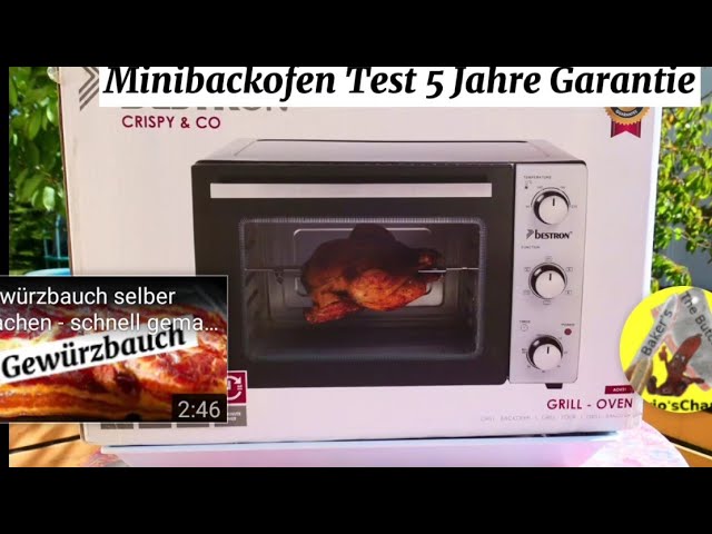 Verkaufsumsatz Minibackofen BESTRON Vorstellung. - YouTube