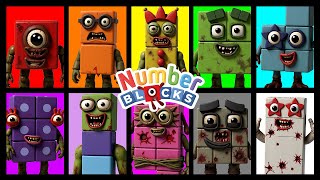 Numberblocks but EVERYONE is ZOMBIE