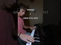 W mashup? #piano #pianomashup #pianocover #whereismymind #runaway