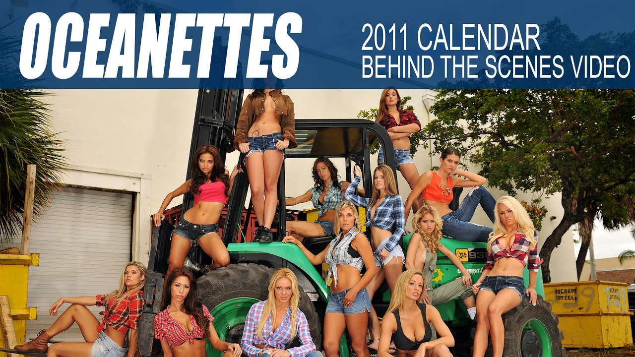 2011 Oceanette Calendar Shoot - behind the scenes video with the world famous oceanettes