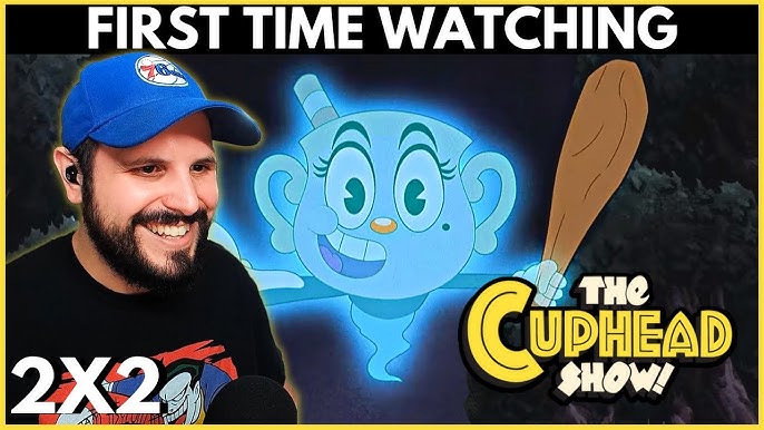 The Cuphead Show! Ms. Chalice T-Shirt - BLUE