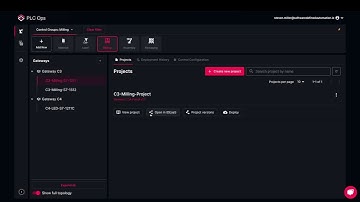 IDE-as-a-Service and Version History for PLC projects