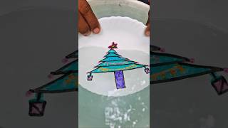 marry Christmas 🎄 tree drawing #art #drawing #shorts