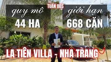 La Tiên Villa – Khu đô thị lưng tựa núi Tiên , mặt nghênh vịnh Ngọc - Nha Trang . Không xem phí lắm 