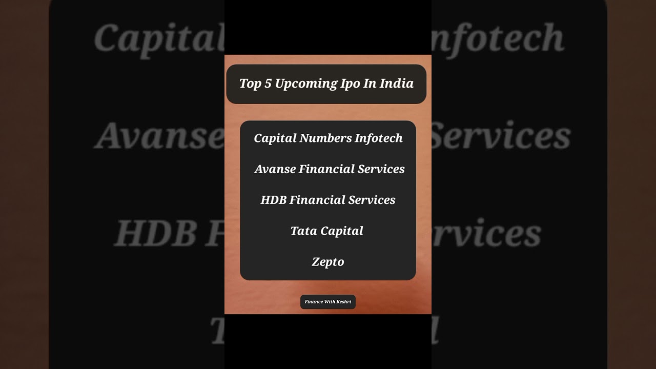 Top 5 Upcoming Ipo In India 