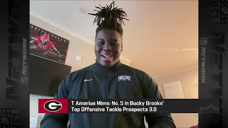 Georgia Ot Prospect Amarius Mims Joins 'Nfl Total Access' Six Days Before 2024 Draft