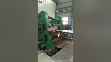 Aluminum coil continuous casting and rolling production line