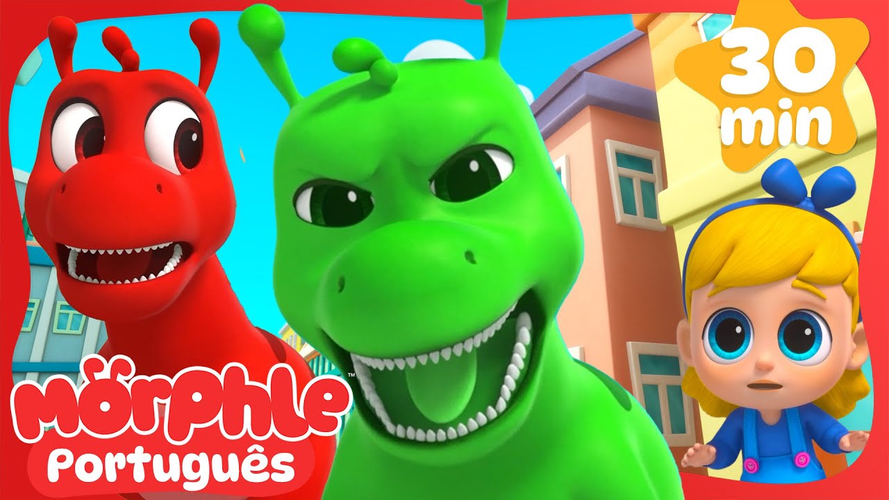 Dino Morphle vs Dino Orphle! | 🔴 MARATONA DO MORPHLE 🔴 | Desenhos Animados em Português