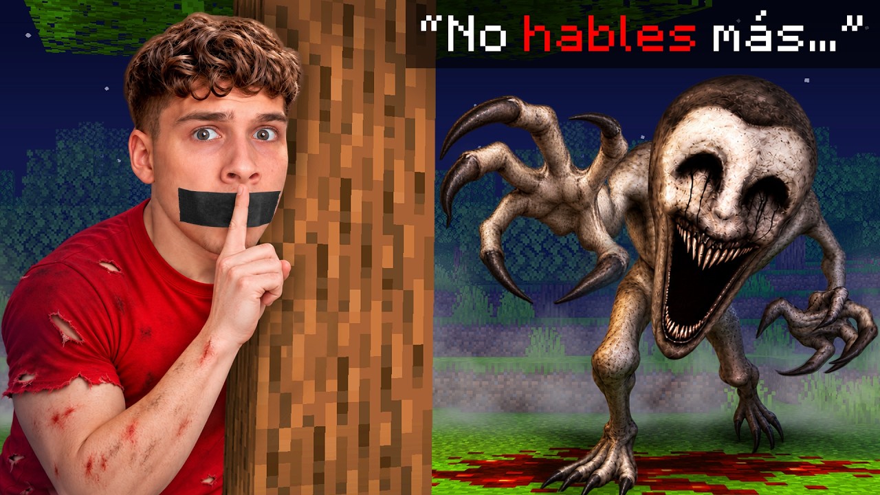 Sobreviví a la ENTIDAD que ROBA TU VOZ en Minecraft