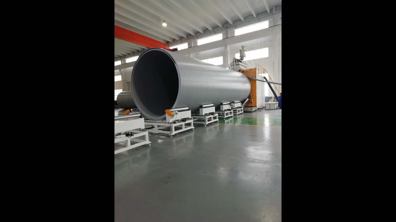 weholite pipe extrusion machine/ KWH drainage pipe extruding machine line