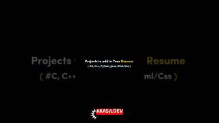 This Project to Add on your Resume #c\c++ #java #python #html5 #php #akashdebnath #short #shortsfeed