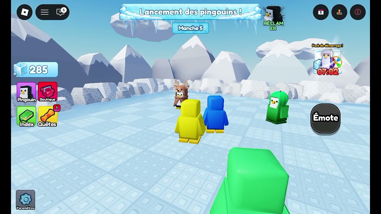 Je pousse tout le monde en version pingouin 🐧🐧🐧 prt:1