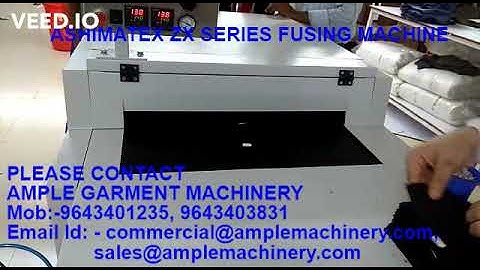 Ashimatex ZX Series Fusing Machine