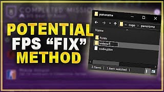 CS:GO - Potential FPS 'Fix' (Patched) CS:GO - Potential FPS 'Fix' (Patched)