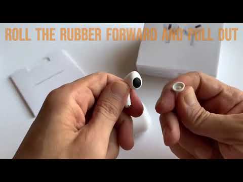 تغيير وفك جلدة سماعة الايربودز برو