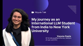 My journey as an International LLM Student from India to New York University