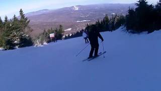 Ed at Stratton - Upper Slalom Glades