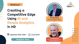 Creating a Competitive Edge Using AI and People Analytics in HR