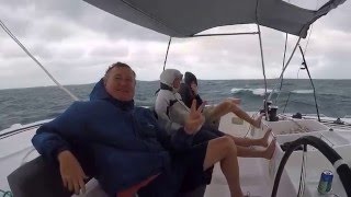 Nassau to Highborne Cay Bahamas 30-35 Knot Winds