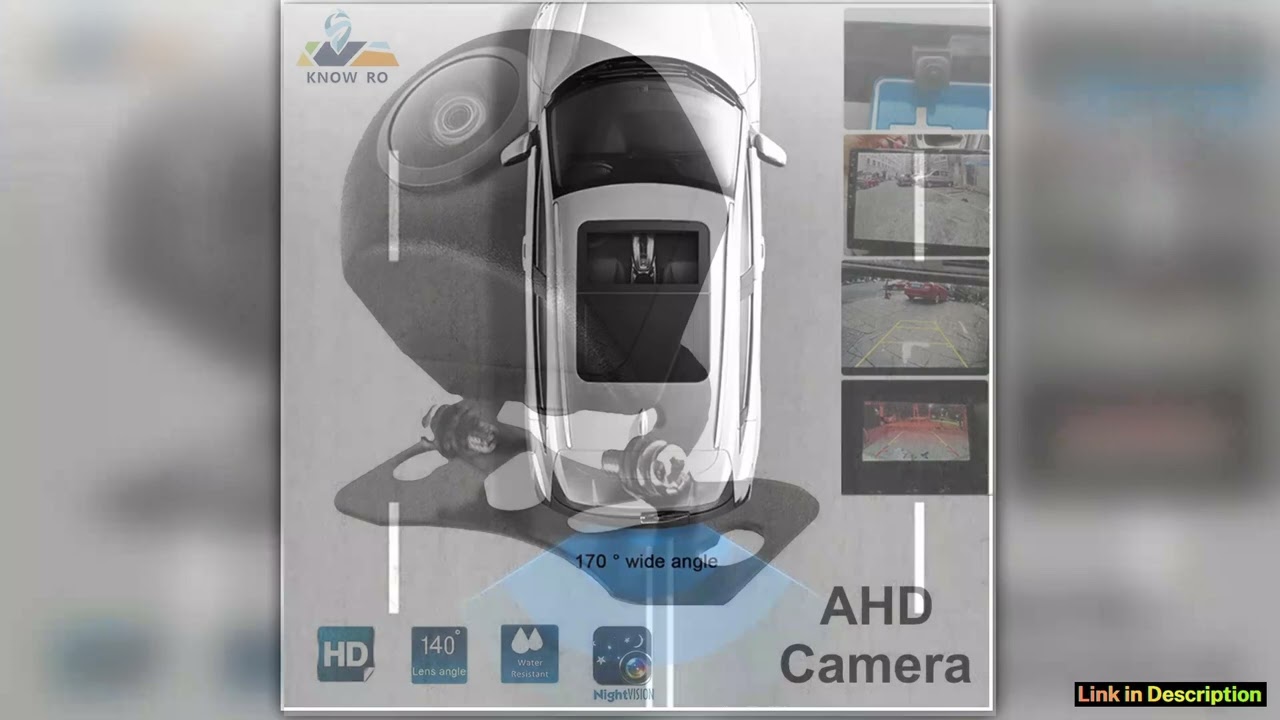 Car RearView Camera Wideangle reversing Parking Monitor Waterproof star Light Night Vision HD