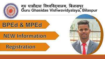 BPEd & MPEd Information//registration//Physical fitness test//GGU.